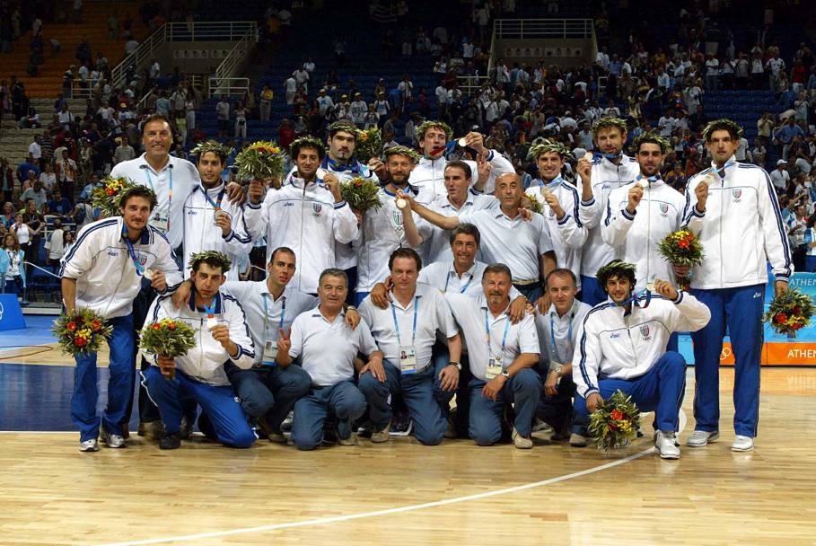 L’Italia medaglia d’argento all’Olimpiade di Atene 2004 (LaPresse)